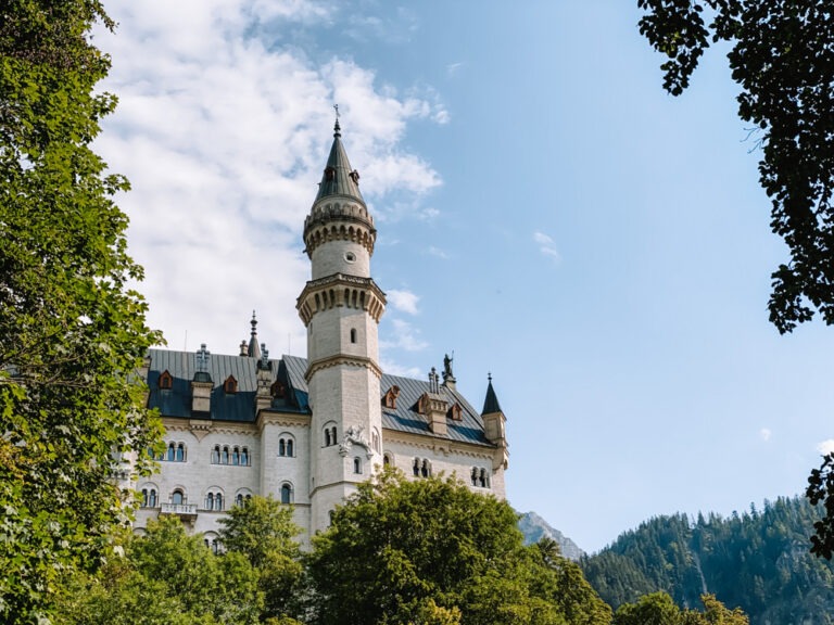 Blick auf das Schloss Neuschwanstein