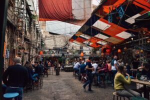 Budapest Alternative Szene im jüdischen Viertel - Elisabethstadt Szimpla kert