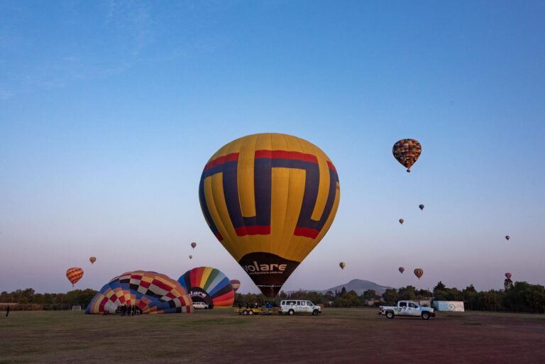 Heißluftballon-Fahrt über die Pyramiden Teotihuacán