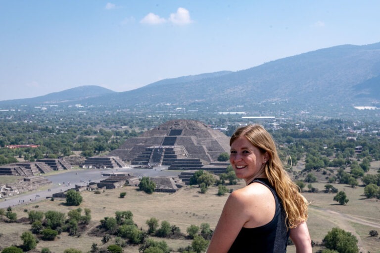 zu Fuß die Pyramiden von Teotihuacán erkunden