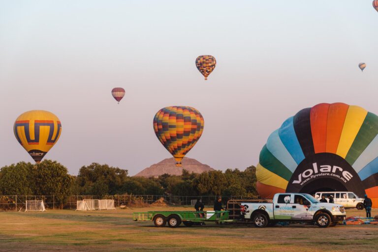 Heißluftballon-Fahrt über die Pyramiden Teotihuacán