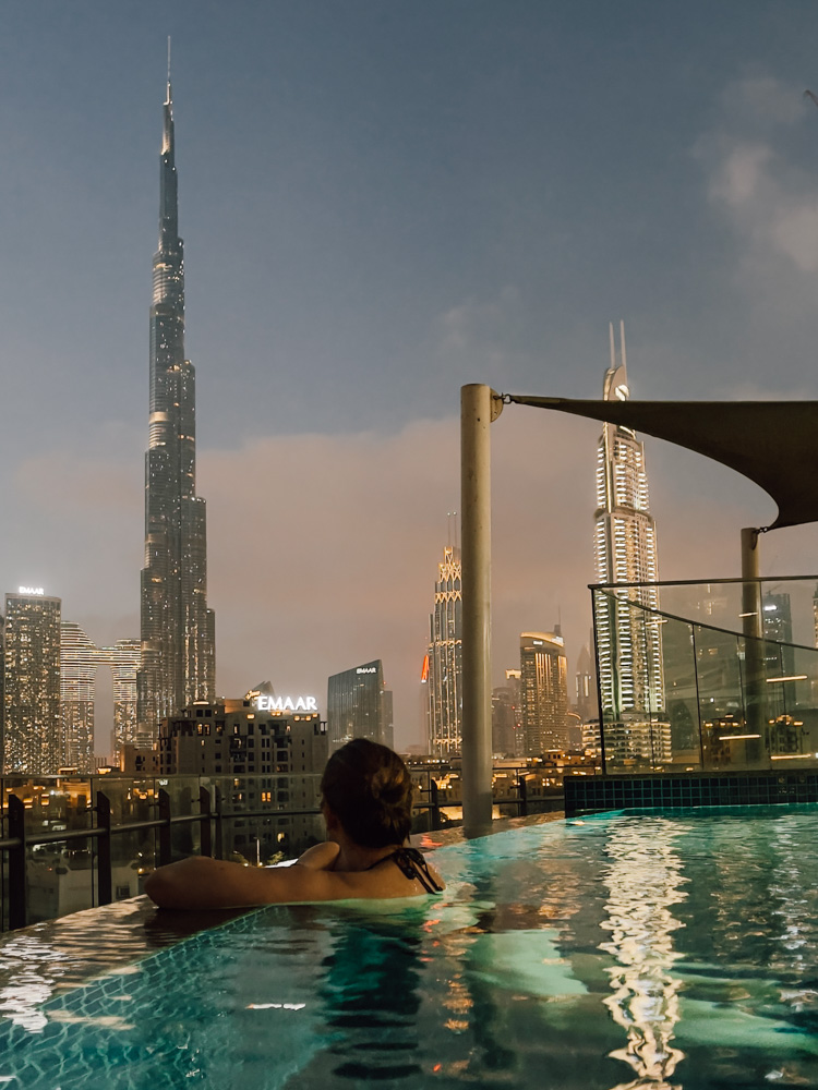 Dubai Aussichtspunkt DAMAC Hotel Burj Khalifa