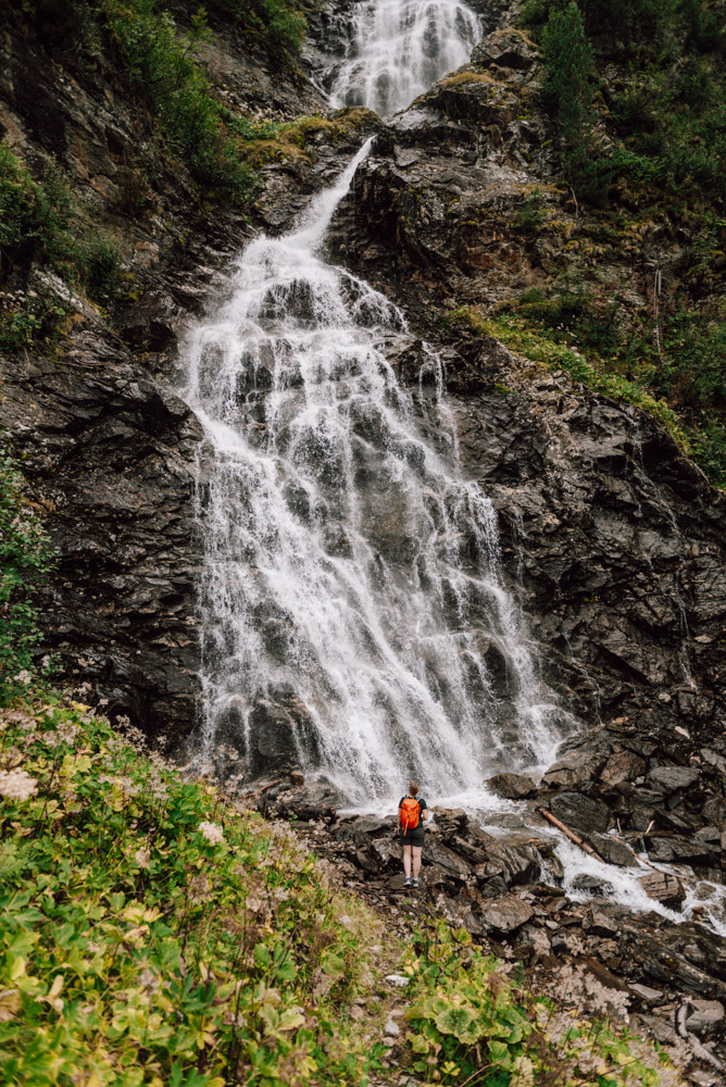 Osttirol Herbst Herbsturlaub Hike & Bike Glaurit wasserfall Geigensee