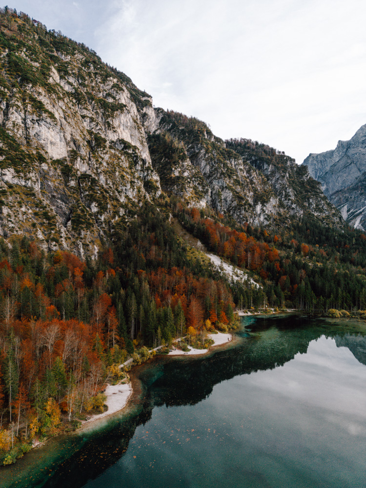 Almsee Ameisstein Wanderung Drohne