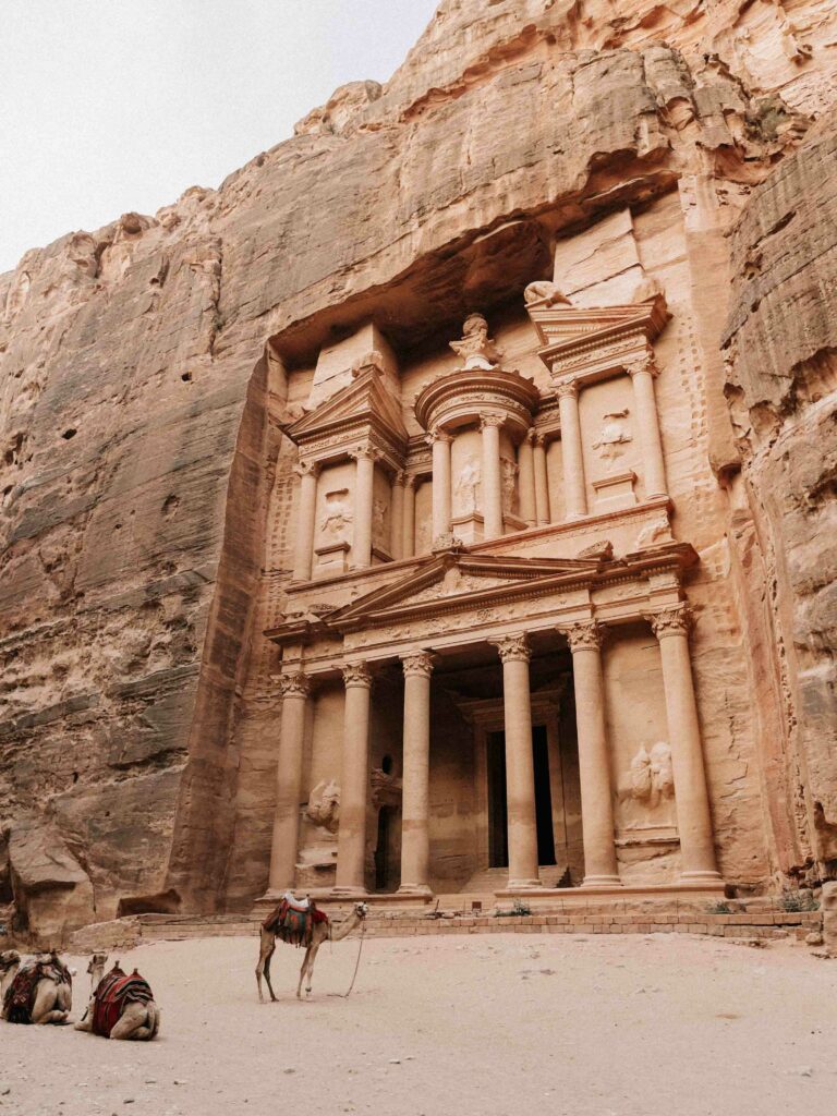 Jordanien Petra Tageszeit leer alleine
